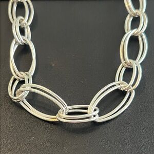 Elegant Silver Chain Necklace